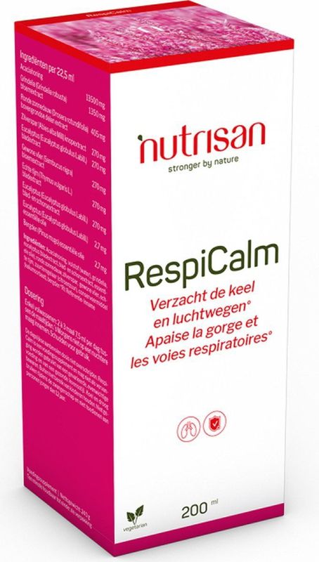Nutrisan - Respicalm - Siroop - Kruidenpreparaat - 22,5ml