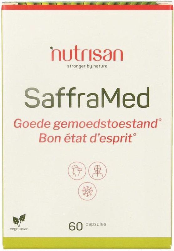 Nutrisan - SaffraMed - Voedingssupplement - Saffraan - Kurkuma - Vitaminen B6 B12