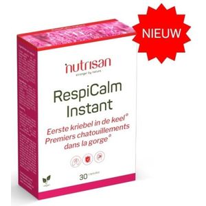 Nutrisan - RespiCalm Instant Capsules - Ondersteuning Luchtwegen - Vegan