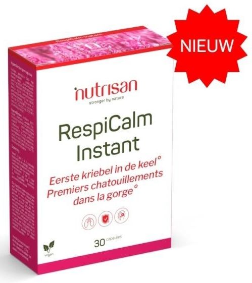 Nutrisan - RespiCalm Instant Capsules - Ondersteuning Luchtwegen - Vegan