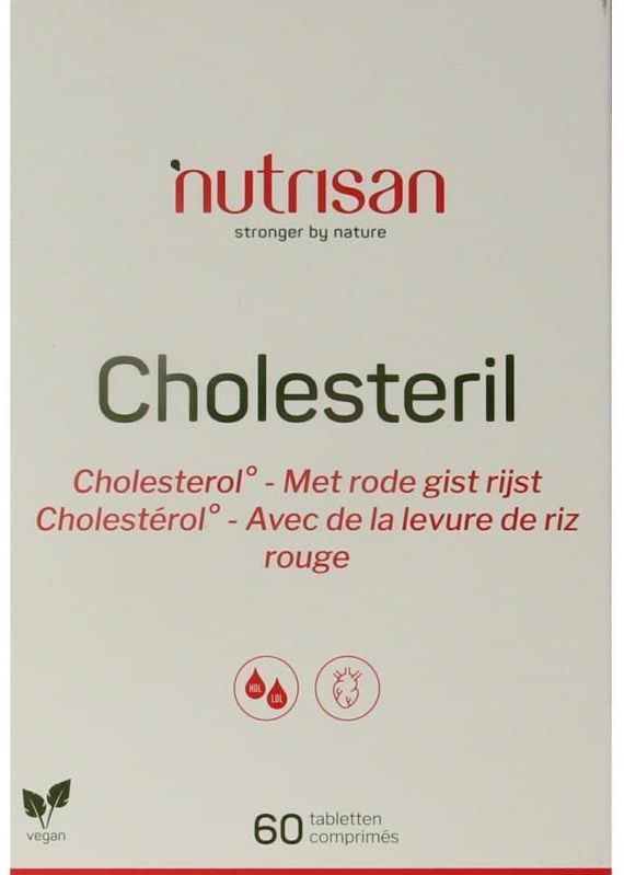 Nutrisan - Cholesteril - Tabl 60 - Rode Gist Rijst