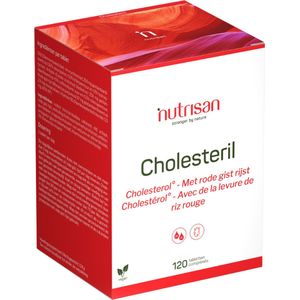 Nutrisan - Cholesteril - Voedingssupplement - Rode Gist Rijst - 30 Tabletten
