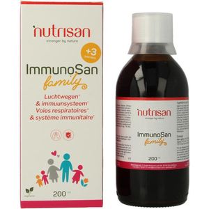 Nutrisan - ImmunoSan Family Siroop - Plantaardige Siroop - Natuurlijke Ingrediënten