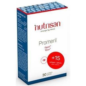 Nutrisan - Promeril Ogen - Vetzuren - 30 Softgels - Omega-7 Visolie