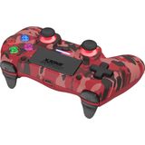 DragonShock MIZAR BT Draadloze Controller Rood Camo Geschikt voor PS4, PC en Mobile