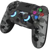 DragonShock MIZAR BT Draadloze Controller Grijs Camo Geschikt voor PS4, PC en Mobile