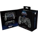 DragonShock MIZAR BT Draadloze Controller Grijs Camo Geschikt voor PS4, PC en Mobile