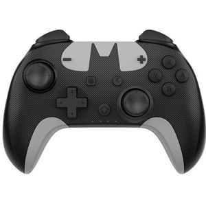DragonShock - Poptop Draadloze Controller - Zwart, Wit - Geschikt voor Nintendo Switch