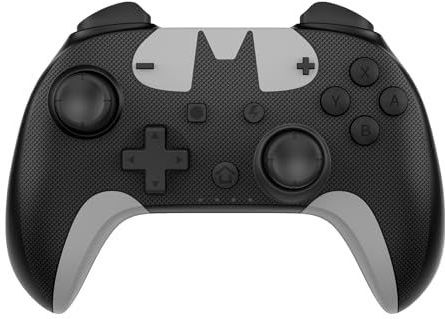 DragonShock - Poptop Draadloze Controller - Zwart, Wit - Geschikt voor Nintendo Switch