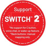 DragonShock - Poptop - Draadloze Controller - Roze - Voor Nintendo Switch