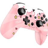 DragonShock - Poptop - Draadloze Controller - Roze - Voor Nintendo Switch