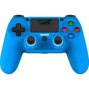 DragonShock - Mizar - Draadloze Controller - Blauw - PS4