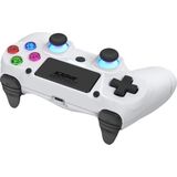 DragonShock MIZAR Bluetooth Draadloze Controller Wit voor PS4, PC en Mobile