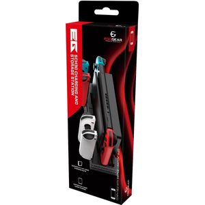 EgoGear - Oplaadstation - Docking station - Geschikt voor 4 Joy- Con + 8 Switch Games