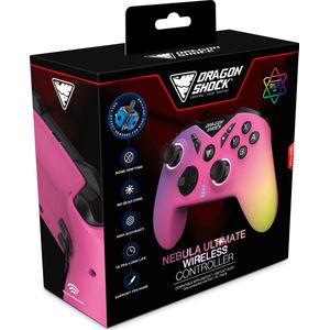 DragonShock - Nebula Pro - Draadloze Controller - Roze - Draadloze Gaming