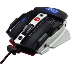 Dragon War G5 WARLORD - Gaming muis - USB Type-A - Optisch - 10000 DPI - Rechtshandig