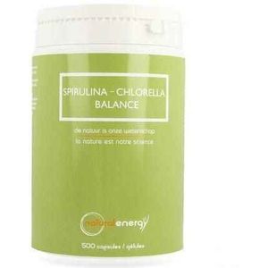 Spirulina-chlorella Balance Natur.energy Capsule 500