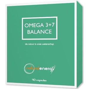 Natural Energy Omega 3+7 balance Capsules 90 stuks