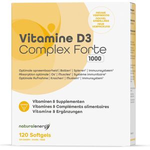Natural Energy - Vitamine D Complex Forte - 25 Microgram - 1000 IU
