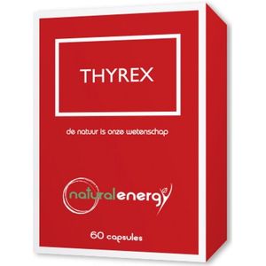 Thyrex | 60 Tabletten met Ashwagandha – Ondersteunt Schildklier (1) – Selenium, Jodium en Vitamine B1