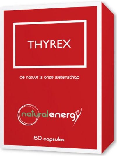 Thyrex | 60 Tabletten met Ashwagandha – Ondersteunt Schildklier (1) – Selenium, Jodium en Vitamine B1