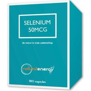 Natural Energy Selenium 50 Capsules 180 stuks