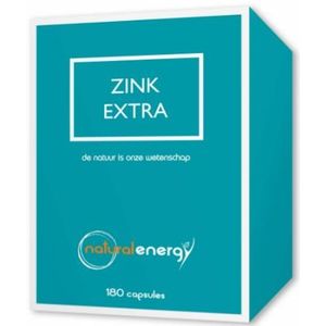 Natural Energy Zink extra NF Capsules 180 stuks