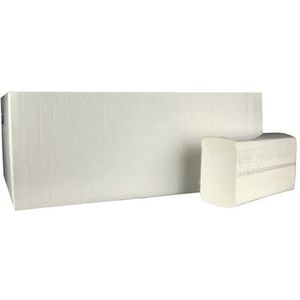 Handdoek - Wit - 2-Laags - Interfold - Pak van 25 Stuks