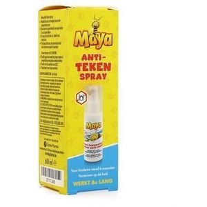 Studio 100 Maya Anti-teken Spray 60 ml  -  Eureka Pharma