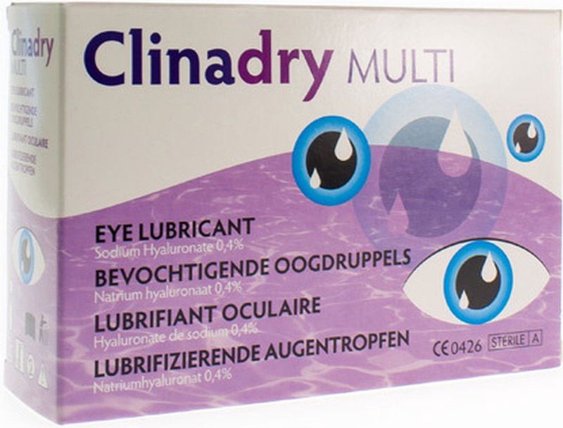 Clinadry - Oogdruppels - Multidose - 20 x 0,50ml - Zonder Conserveermiddel