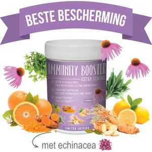 Immunity Booster Extra Strong - Weerstand, Immuunsysteem, Gemberthee Met Echinacea, Tijm En Salie - Verkoudheid - Luchtwegen