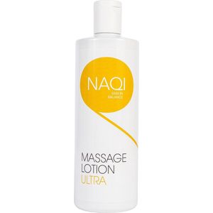 NAQI® Massage Lotion Ultra 500 ml - Hypoallergeen - Huidverzorgend - Waterafwasbaar