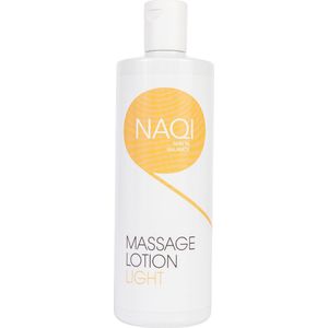 NAQI® Massage Lotion Light 500 ml - Korte massages - Langdurige hydratatie
