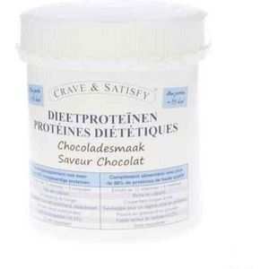 Crave & Satisfy Dieetproteinen Chocola Pot 200 gr