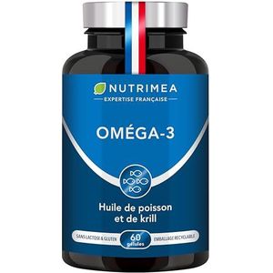 OMEGA-3 en KRILL van Antartica zonder geur â€“ Pure Premium Visolie â€“ Hoge concentratie aan Omega 3 (EPA & DHA) - Nutrimea â€“ Nederlanse expertise