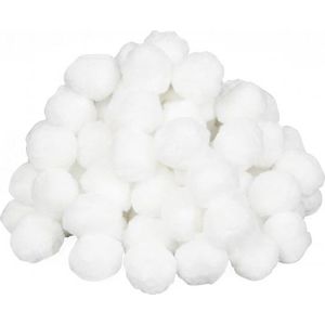 Wattenbollen Wit 500 stuks - Verbandwatten - Wattenbollen van 0.4 g - Wattenschijfjes - Absorberende wattenbollen Uit zuiver katoen - cotton balls