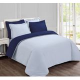 Dekbedovertrek - Wit - Katoen - Eenvoudig Design