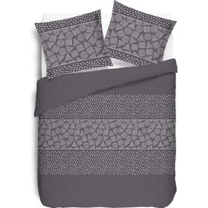 Vision Arthur - Dekbedovertrek met 2 slopen - Kingsize : 260x240cm - 100% katoen