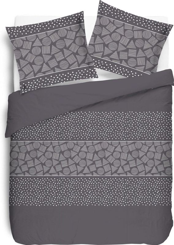 Dekbedovertrek - Wit - Katoen - 140x200 cm