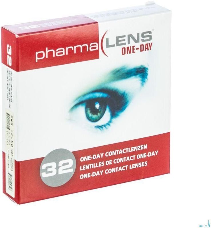 PharmaLENS - Daglenzen - Lichtblauw - Metalfilcon A - 3 Stuks