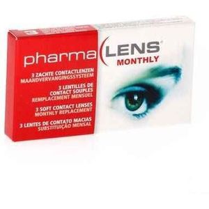 Contactlenzen - Maandlenzen - Dagelijks Gereinigd - Transparant - Kunststof