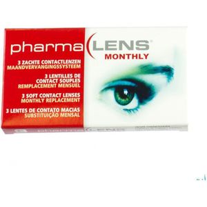 PharmaLENS - Maandlenzen - Lichtblauw - Metalfilcon A - Verpakt per 3