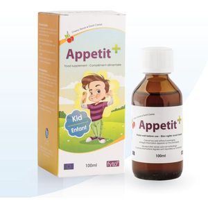 Appetit+ Fyto : Kersensiroop voor Kinderen & Volwassenen, Natuurlijke Eetlustopwekker, 100 ml