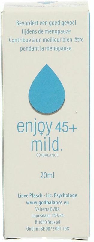 Kruidendruppels - Enjoy 45+ - Ondersteuning - Vitaliteit - 30ml