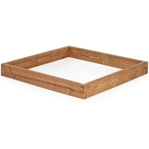 WITBOSCH - Moestuinbak - 107 x 107 x 12,5 cm - Modulair design - Thermowood