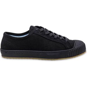 Komrads vegan sneakers - ICNS Spartak Monoblack - Schoen uit duurzaam en gerecycleerd materiaal - Zwart - Maat 46