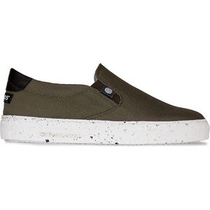 Komrads vegan sneakers - OCNS Slip_On Olive - Schoen uit duurzaam en gerecycleerd materiaal - Maat 38