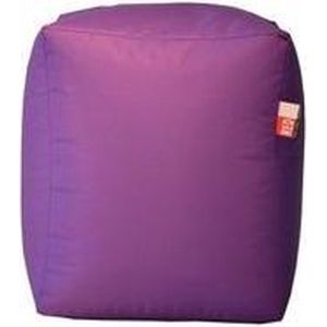 Poef zitzak Cube's Purple Sit On It ....and Joy !!
