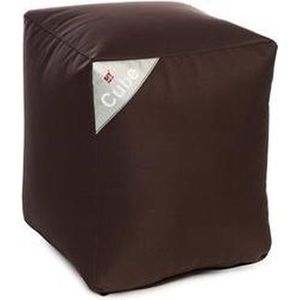 Poef zitzak Cube's DELUXE Brown Twill Sit On It ....and Joy !!