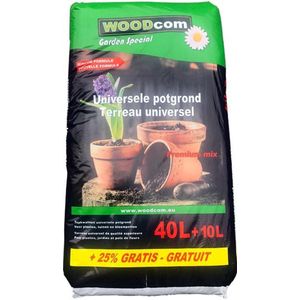 Potgrond Universeel 40lt + 10lt gratis x 10 stuks